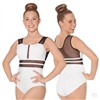 Eurotard Adult Striped Mesh 2.0 Leotard - You Go Girl Dancewear!