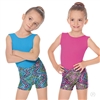 Eurotard Child Dizzy Dots "V" Waist Booty Shorts - You Go Girl Dancewear!