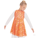 Eurotard Child Heavenly Lace Peplum Tunic