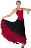 Eurotard Child Solid/Dot Flamenco Skirt - You Go Girl Dancewear