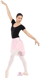 Eurotard Women's Plus Size Georgette Wrap Skirt - 10126P
