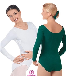 Eurotard Cotton Adult Long Sleeve Leotard