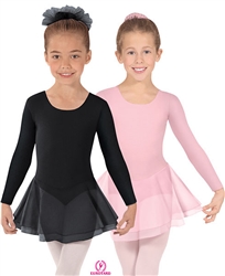 Eurotard Child Value Collection Long Sleeve Double Skirted Leotard - You Go Girl Dancewear
