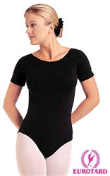 Eurotard Plus Short Sleeve Cotton Leotard - 10475P