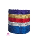 Eurotard 4" Wide Sequin Belt, S/M-L/XL - You Go Girl Dancewear