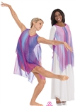 Eurotard Adult Draped Tunic, S/M-L/XL - You Go Girl Dancewear