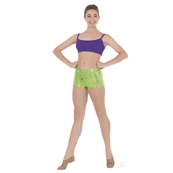 Eurotard Adult Metallic Splatter Booty Shorts - You Go Girl Dancewear