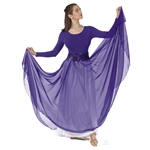 Eurotard Plus Size Full Overlay Skirt - You Go Girl Dancewear