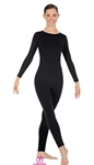 Eurotard Plus Microfiber High Neck Long Sleeve Unitard - 44130P