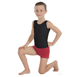 Eurotard Child MicroValue Straight Front Booty Shorts - You Go Girl Dancewear
