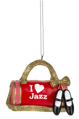 I Love Jazz Ornament by Ganz - You Go Girl Dancewear