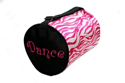 Zebra Dance Duffle Bag - You Go Girl Dancewear