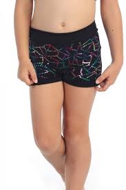 Idea Kids Shattered Sequin Boy Shorts