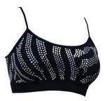 Zebra Sequin Top - Zebra Dance Top -  Dancewear