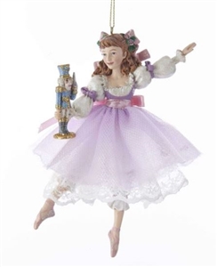 Nutcracker Dancing Clara Ornament - You Go Girl Dancewear