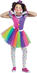 Girls' Clownin Around CLOWN  Costume -  You Go Girl Dancewear