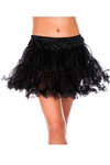 Plus Size Women's Double Layered Mesh Petticoat Tutu Skirt