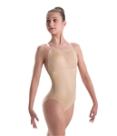 Motionwear Adult Plus Size Convertible Strap Leotard with Removable Padded Cups, 1X, 2X, 3X