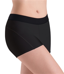 Motionwear Adult Plush Elastic Waistband, Flatlock Shorts