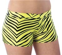 Pizzazz Child Zebra Print Hot Shorts - 5300AP - You Go Girl Dancewear