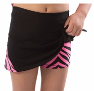 Pizzazz Child Skirt with Animal Print V-Notch and Animal Print Boy Cut Brief - 6100AP - You Go Girl Dancewear