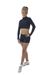 Pizzazz Adult Body Basics Crop Top - 7600 - You Go Girl Dancewear