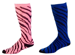 Pizzazz Zebra Print Knee High Sock8090AP - You Go Girl Dancewear