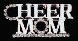 Cheer Mom Rhinestone Pin - You Go Girl Dancewear - You Go Girl Dancewear