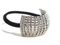 Flexible Rhinestone Ponytail Holder - You Go Girl Dancewear