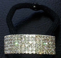 Rhinestone Ponytail Holder - Bar - You Go Girl Dancewear