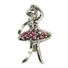 Rhinestone Dangling Leaping Dancer - You Go Girl Dancewear