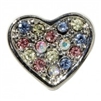 Rhinestone Multi Pastel Colored Heart - You Go Girl Dancewear