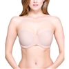 MOLDED CONVERTIBLE BRA STRAPLESS, halter style, criss-cross, one shoulder, or classic look OR WITH CLEAR AND NUDE STRAPS - You Go Girl Dancewear