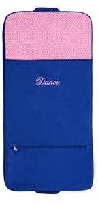 Sassi Designs DIA-04 Diamond Navy garment bag with embroidered ñDanceî