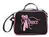 Sassi Designs Releve Square Tote with embroidered "Dance" and Pointe Shoes - You Go Girl Dancewear