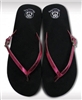 Sugar & Vine Personalized Flip Flops - Metallic Pink