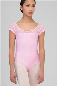 Wear Moi Youth Cap Sleeve Leotard w/ Lace Detail