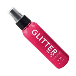 Yofi Hair and Body Glitter Spray - Fuschia