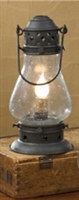 Tall Black Onion Lamp