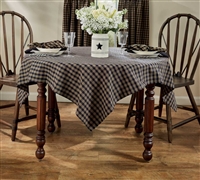 Sturbridge Black Tablecloth 54" x 54"