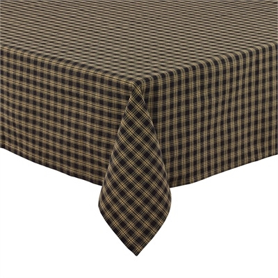 Sturbridge Black Tablecloth 60" x 84"