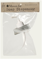 Mason Jar Soap or Lotion Dispenser Replacement Hand Pump - Barn Roof