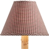 York Mini Check Wine Lamp Shade 12"