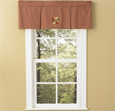 Mill Village Lined Pleat Valance