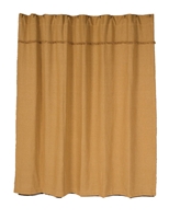 Burlap Natural Shower Curtain