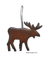 Moose Shower Curtain Hooks