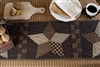 Farmhouse Star Quilted Runner 48"