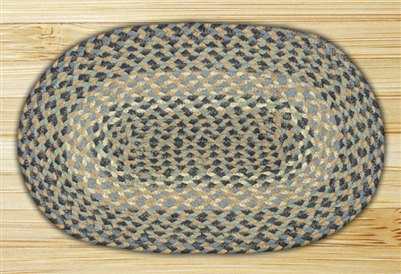 Oval Trivet - Blue/Natural