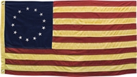 Tea Stained Betsy Ross Flag Large