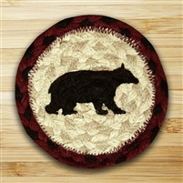 Cabin Bear Braided Coaster - Set of 4